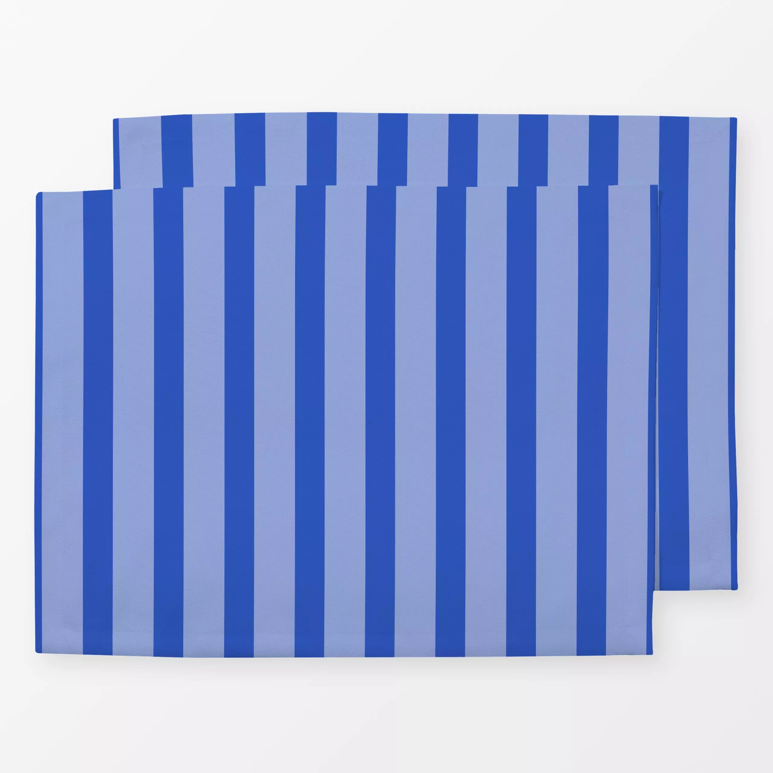 Tischset Rayas azul - Sommer, Symbole & Muster - von „Karen Menzenbach"; Muster, Streifen, Meer, Sommer, grafisch, Urlaub, b...