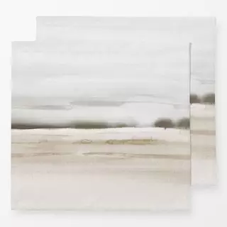 Servietten Neutral tones sea waves