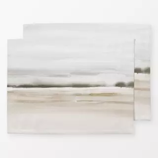 Tischset Neutral tones sea waves