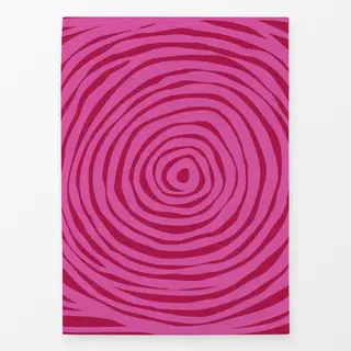 Geschirrtücher Circular Fun Pink Rot