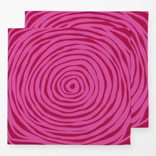 Servietten Circular Fun Pink Rot