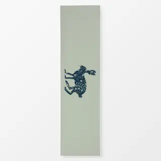 Tischläufer Hase Blüten Midsommar Blau