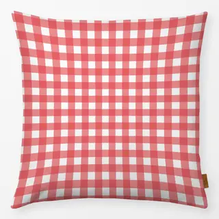 Kissen Gingham rot