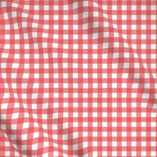 Meterware Gingham rot