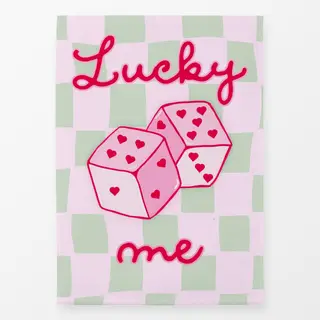 Geschirrtücher Lucky Me Würfel Check