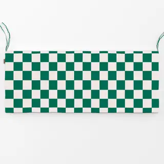 Bankauflage Christmas Checkers Evergreen