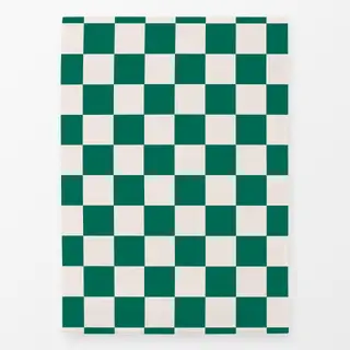 Geschirrtuch Christmas Checkers Evergreen