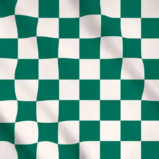Meterware Christmas Checkers Evergreen