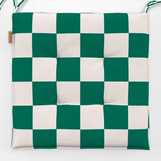Sitzkissen Christmas Checkers Evergreen