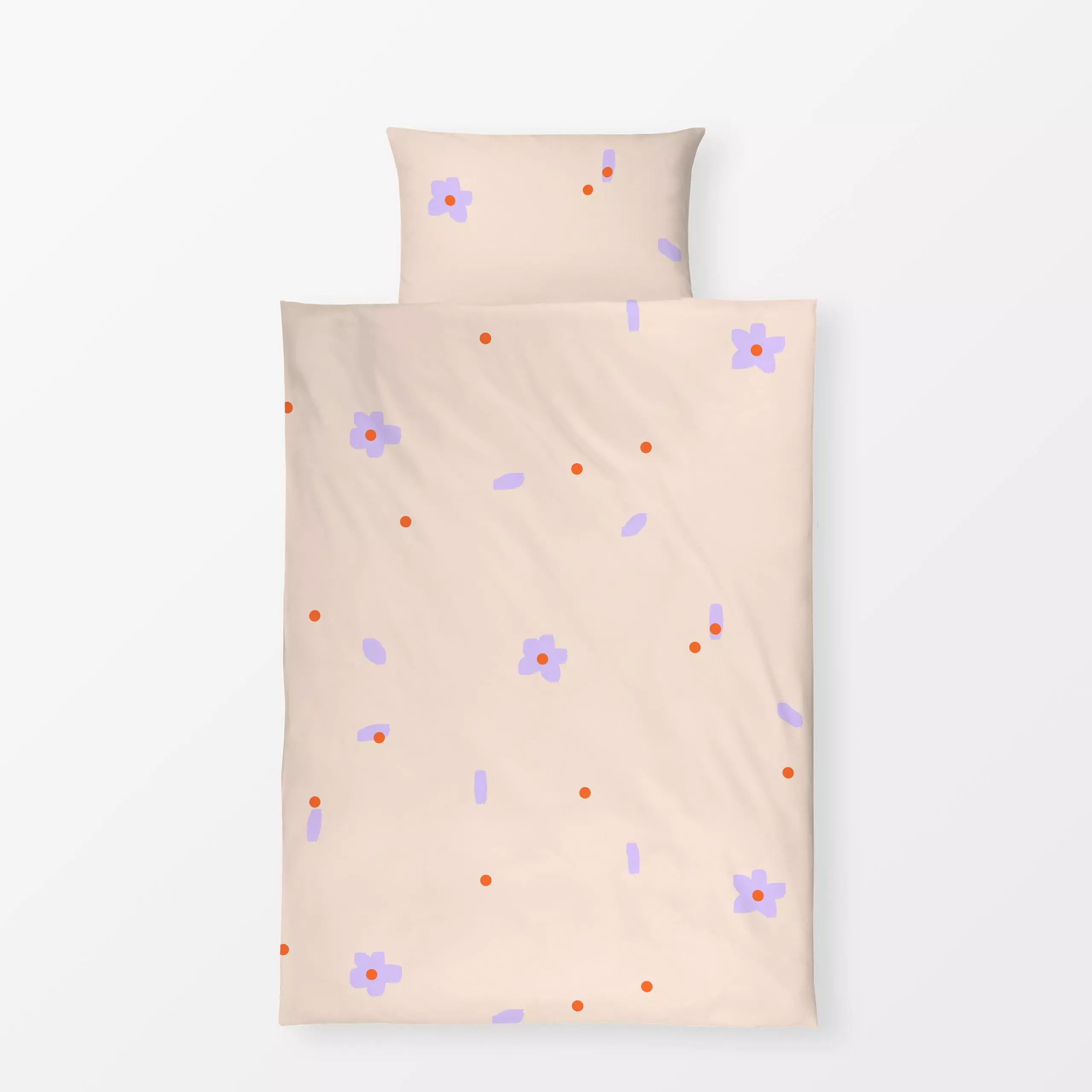 Bettwäsche Flowers & Petals - Blumen & Florales, Symbole & Muster - von „Maren Gross "; Muster, Punkte, Blumen, pattern, flo...