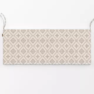 Bankauflage Nordic Winter Geo beige