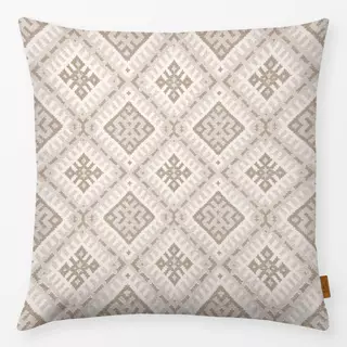 Kissen Nordic Winter Geo beige