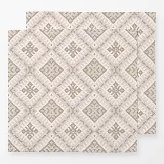 Servietten Nordic Winter Geo beige