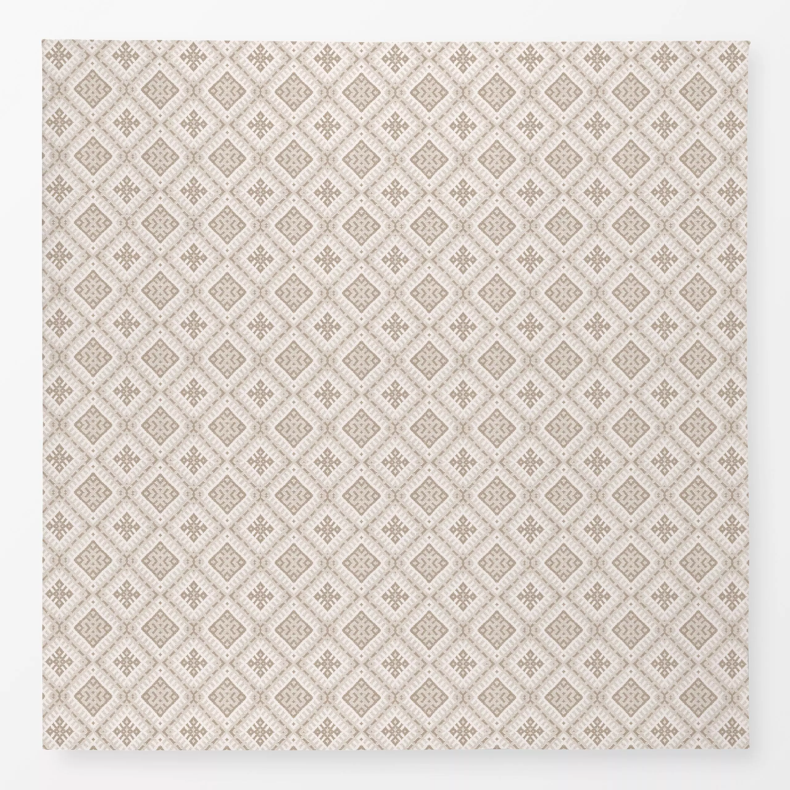 Tischdecke Nordic Winter Geo beige - Symbole & Muster - von „Bloomery Decor"; minimal, Abstrakt, Geometrisch, beige, Nordic,...