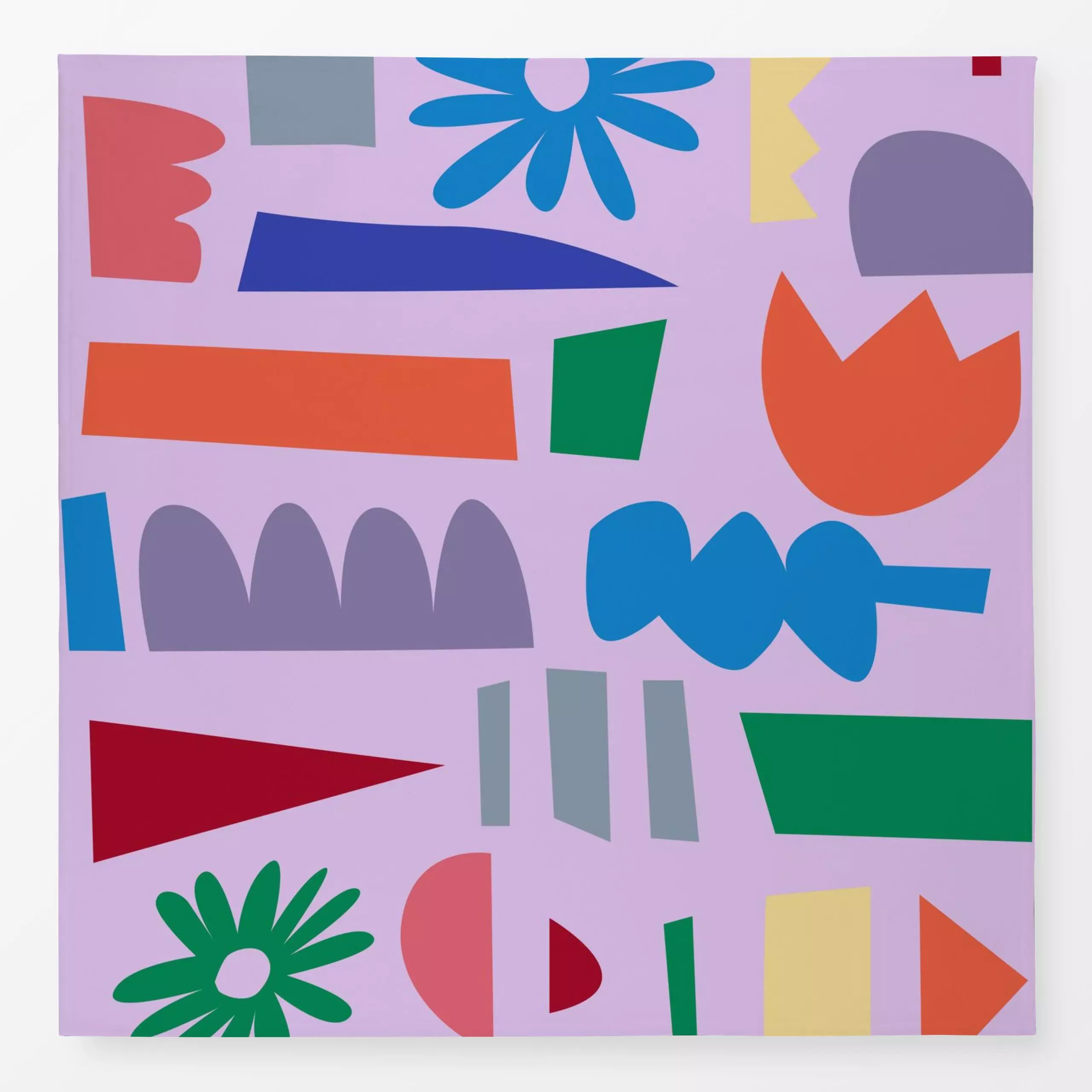 Tischdecke Fröhlich - Blumen & Florales, Frühling, Symbole & Muster - von „Helena Ravenne Illustration & Design"; Illustrati...