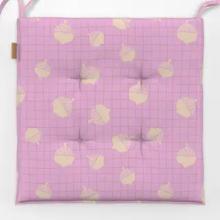 Sitzkissen Herbstliebe Karos und Eicheln