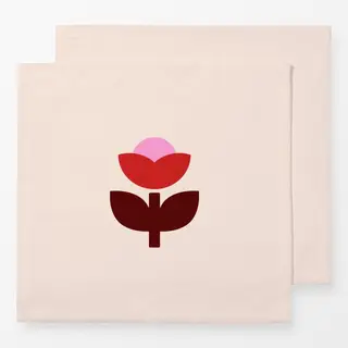 Servietten Retro Flower