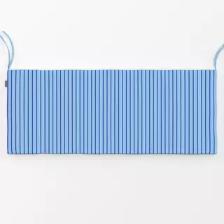 Bankauflage Nadelstreifen blau