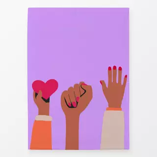 Geschirrtücher Women empowerment flieder