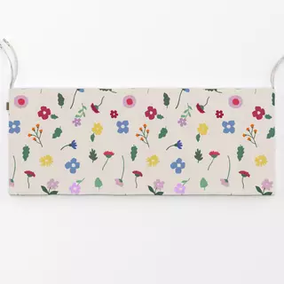 Bankauflage Wildblumen bunt