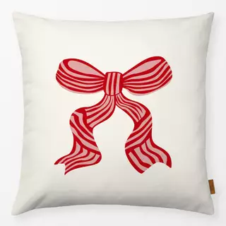 Kissen Festive Christmas Bow red