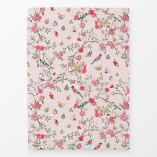 Geschirrtücher Chinoiserie Garten Pink