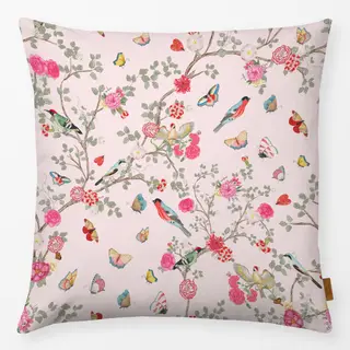 Kissen Chinoiserie Garten Pink