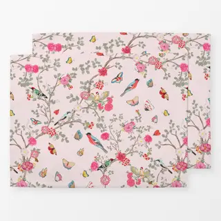 Tischset Chinoiserie Garten Pink