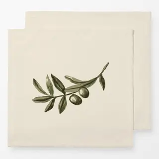 Servietten Mediterranean Olive Branch