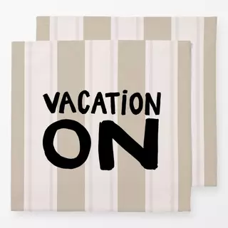 Servietten Vacation on beige