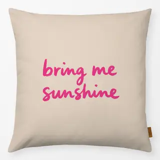 Kissen Bring me sunshine pink