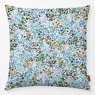 Kissen Speckled Watercolor Blue