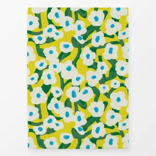Geschirrtücher Bluemenranken - Gelb