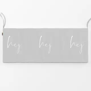 Bankauflage hej Hellgrau