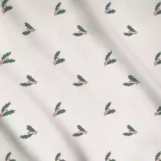 Meterware Mistelzweig weiss