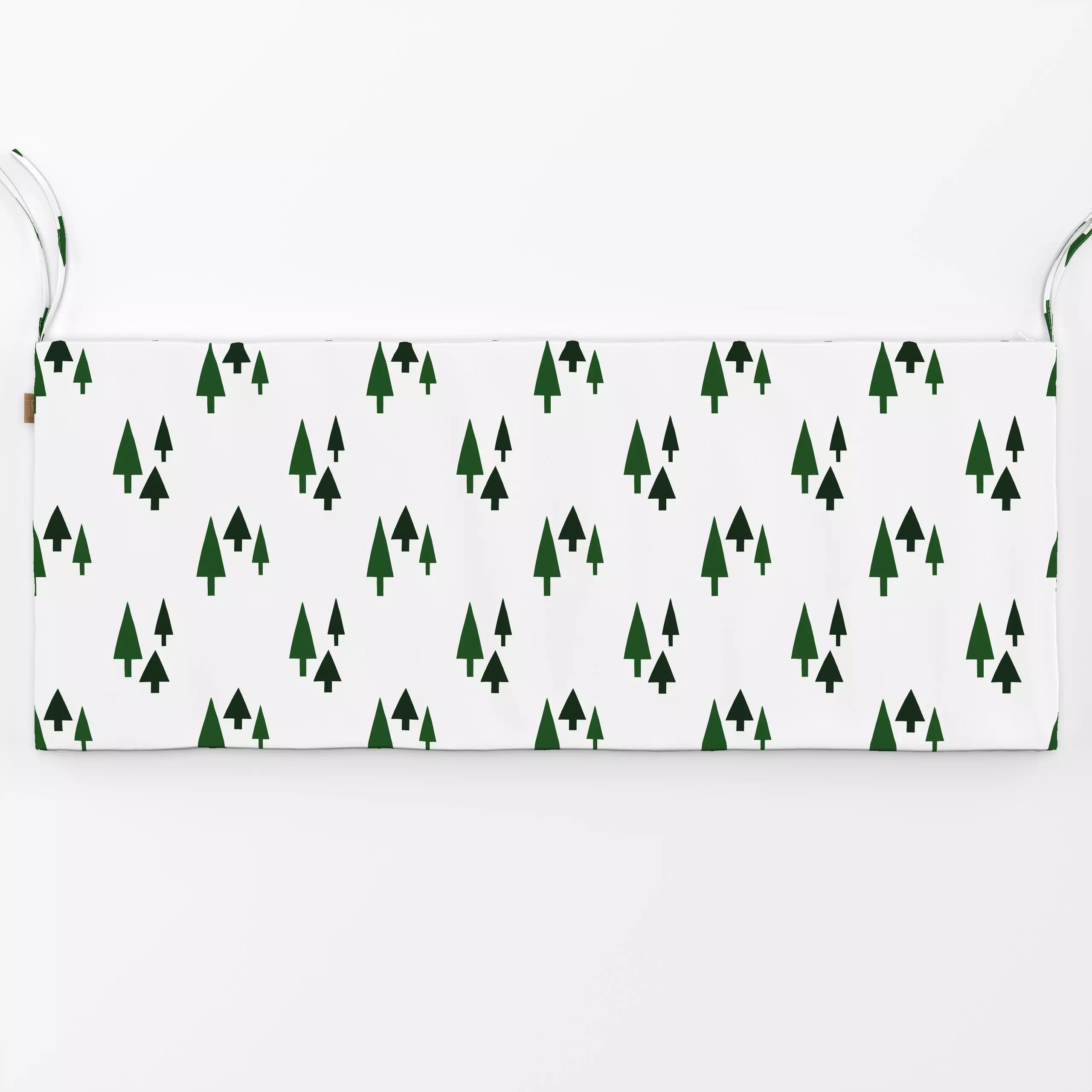 Bankauflage Winterspaziergang im Wald - Weihnachten, Winter - von „Lisa Jasmin Bauer"; Tanne, Tannenbaum, Weihnachten, Winte...