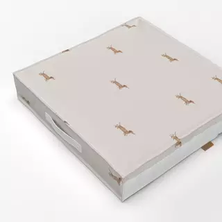 Bodenkissen Happy Dackel pattern