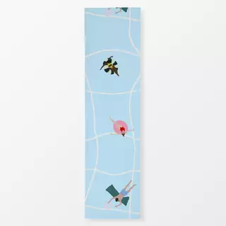 Tischläufer Poolszene Schwimmringe