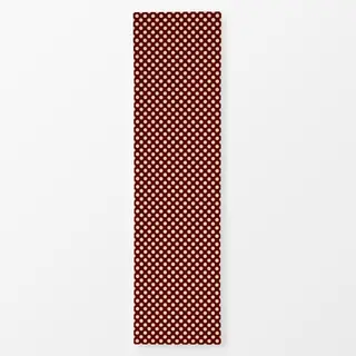 Tischläufer Polka Dots nude brown