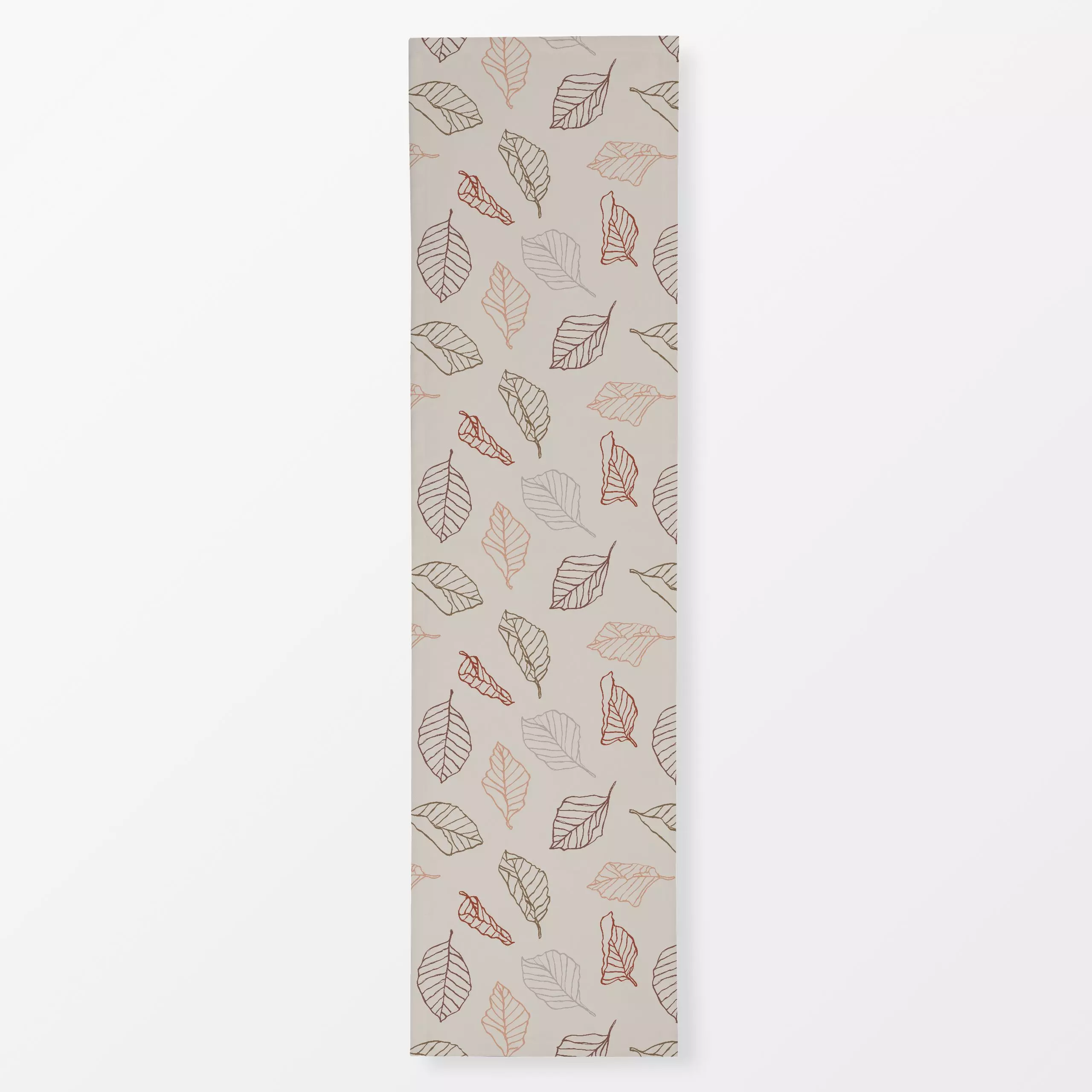 Tischläufer Sketched Autumn Leaves 2 - Herbst, Pflanzen & Botanik - von „Mareike Böhmer"; Natur, Blatt, Blätter, Herbst, her...