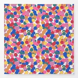 Tischdecke Konfetti bunt