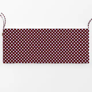 Bankauflage Polka Dots blue brown