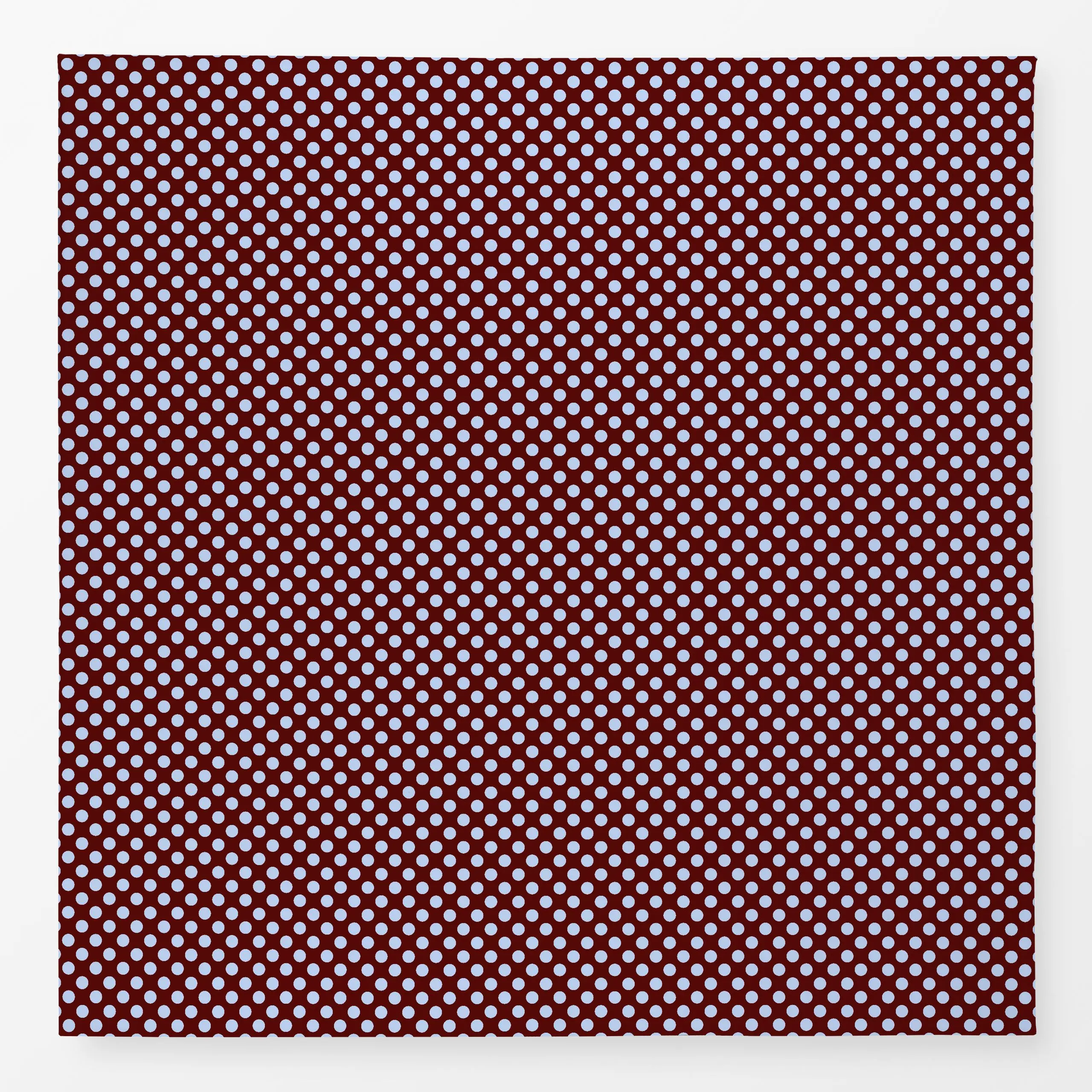 Tischdecke Polka Dots blue brown - Symbole & Muster, Retro & Vintage - von „Karen Menzenbach"; abstrakt, Punkte, grafisch, v...