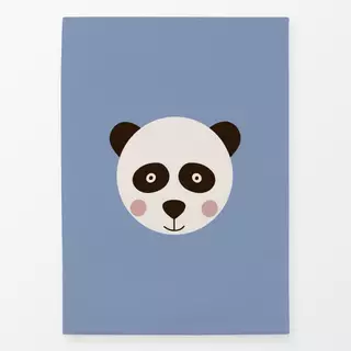 Geschirrtuch Panda blau