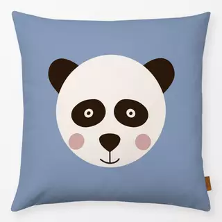 Kissen Panda blau