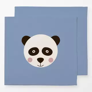 Servietten Panda blau