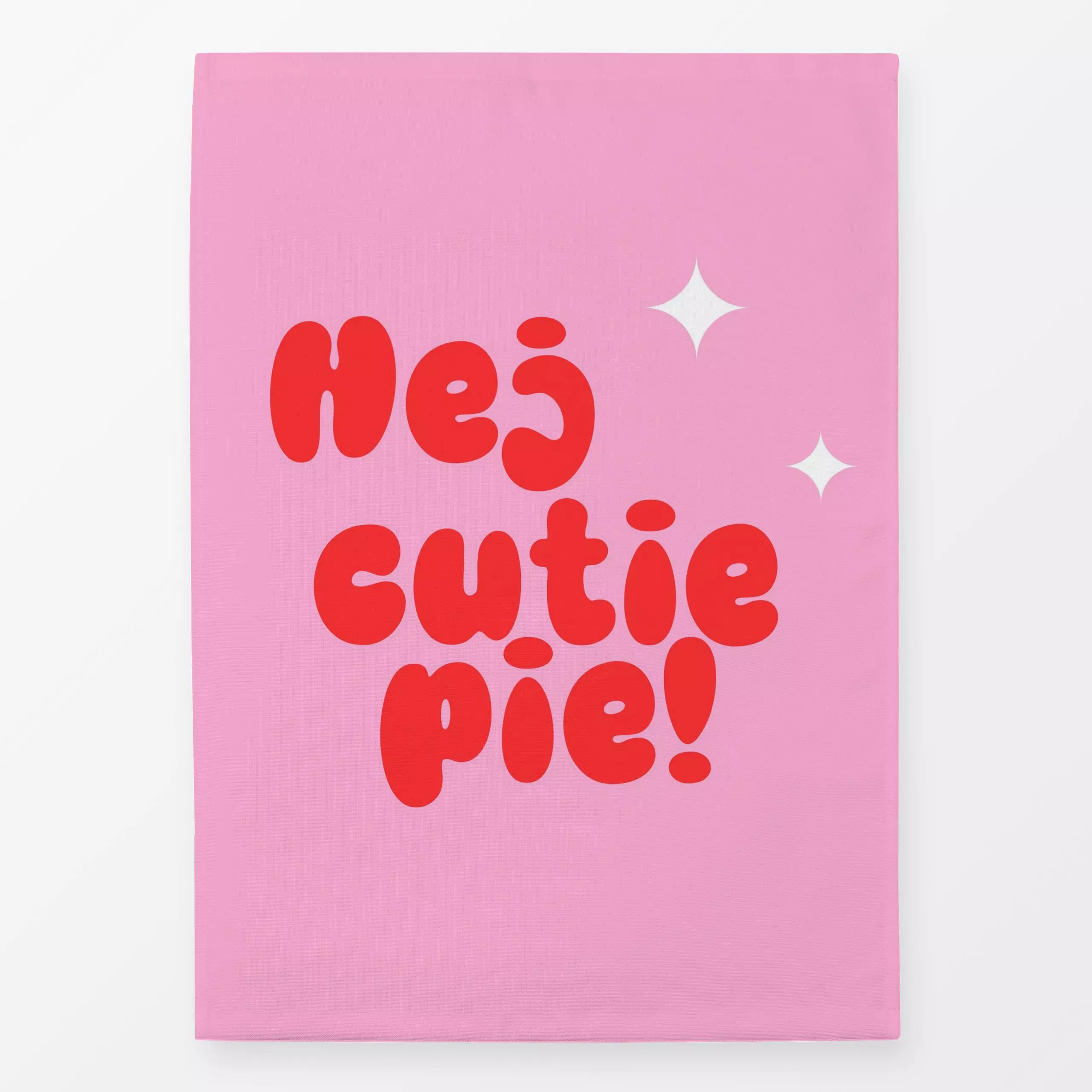 Geschirrtücher Hej cutie pie! - Kinderzimmer & Motive für Kinder, Liebe, Romantik & Pride, Sprüche & Schriftzüge - von „Jana...