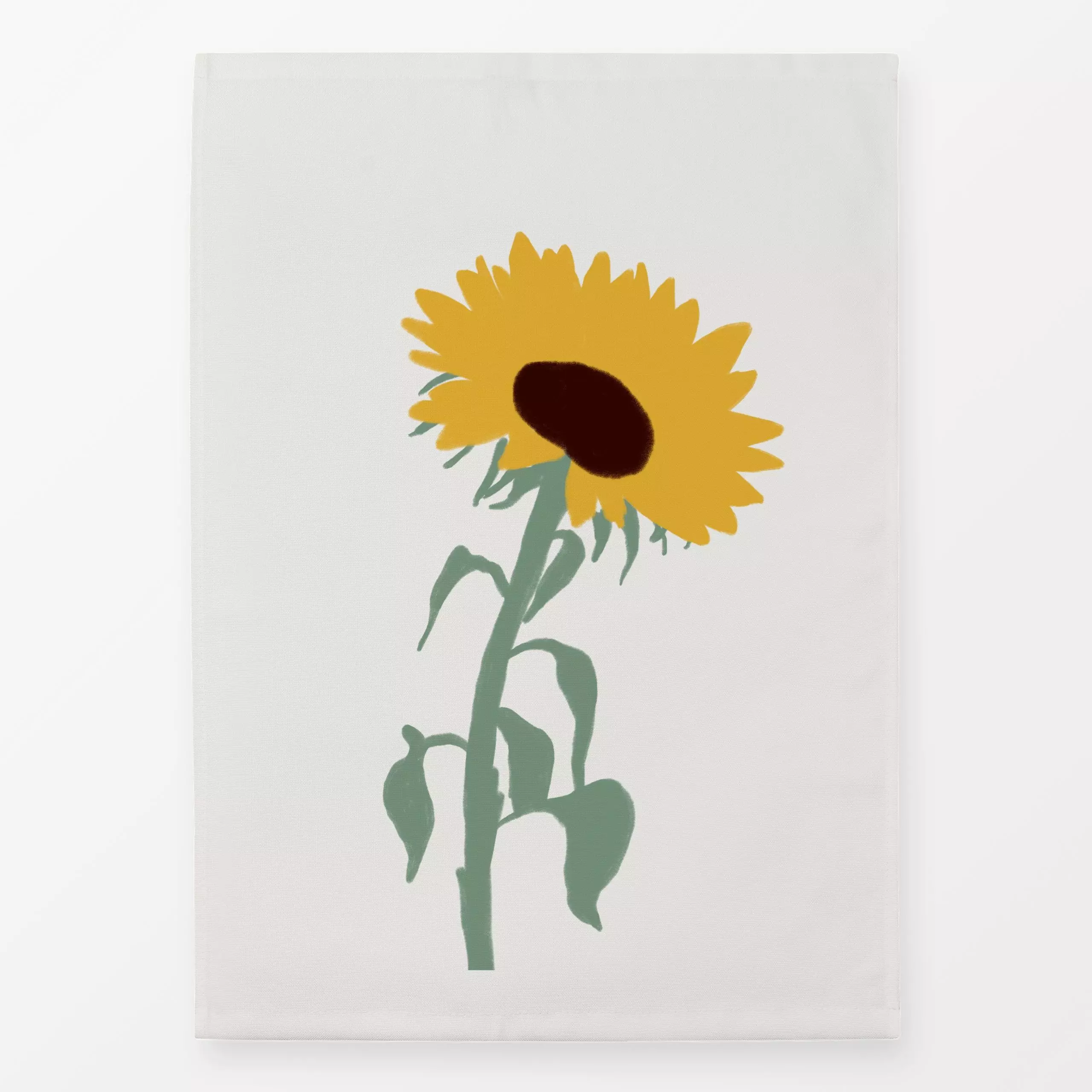 Geschirrtücher Sonnenblume - Blumen & Florales, Herbst - von „Sophie Augustin Illustration"; Blumen, sonnenblumen, Herbst, H...