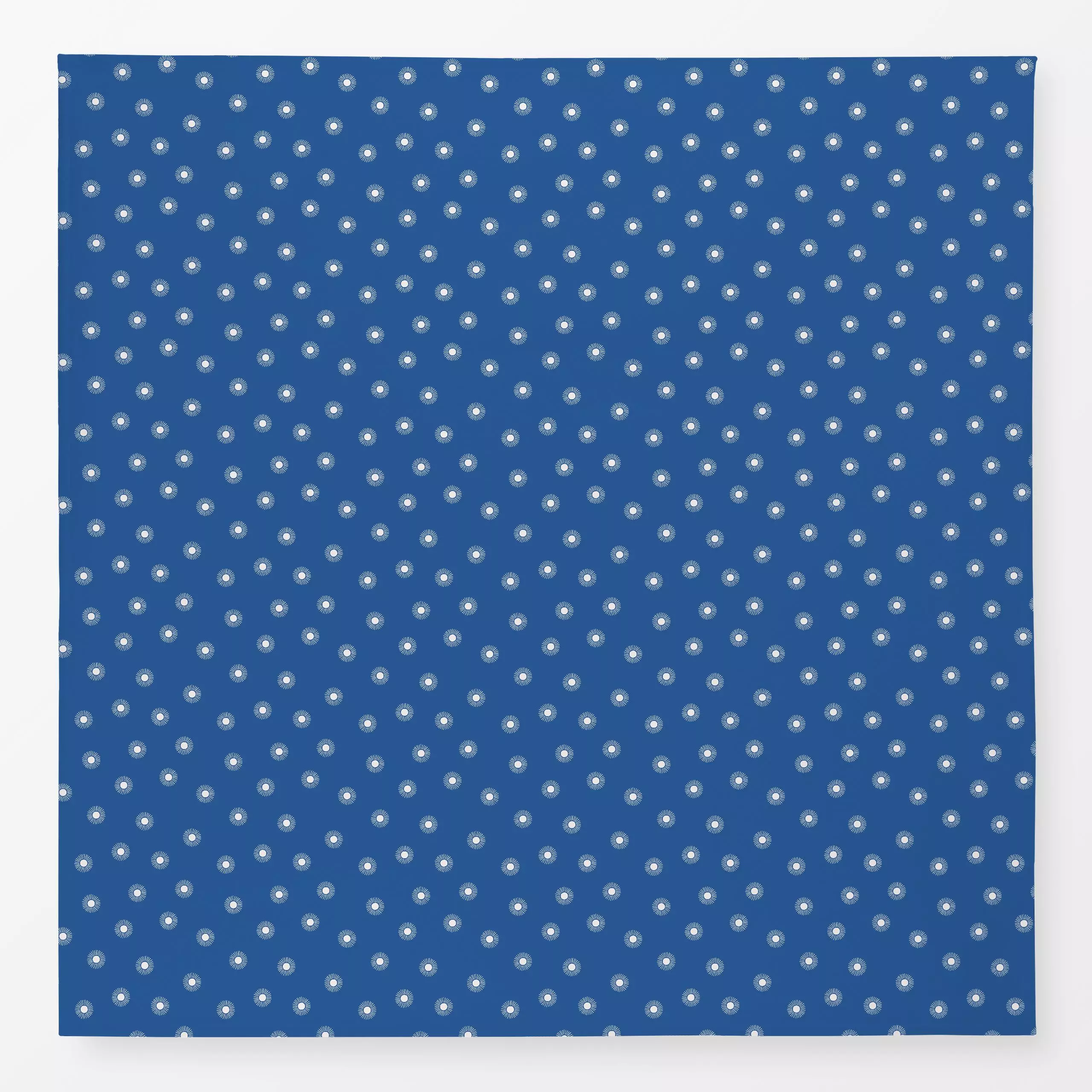 Tischdecke Sonne Muster Blau, gemustert, Sommer, von Kathrin Woo