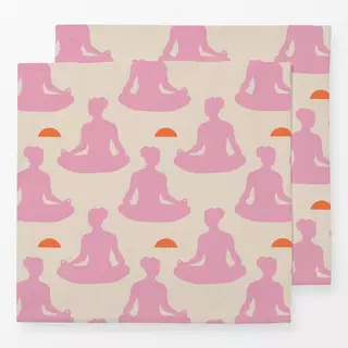Servietten Me time beige Muster